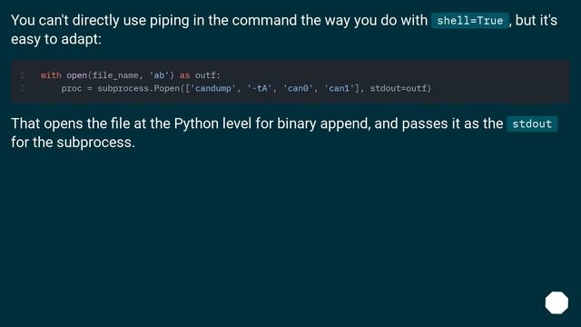 subprocess.Popen shell=True to shell=False смотреть онлайн