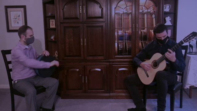 Bach Cello Suite 1 Prelude Guitar and Percussion смотреть онлайн