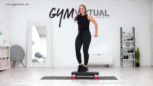 CARDIO QUEMA GRASA CON STEP | Gym Virtual смотреть онлайн