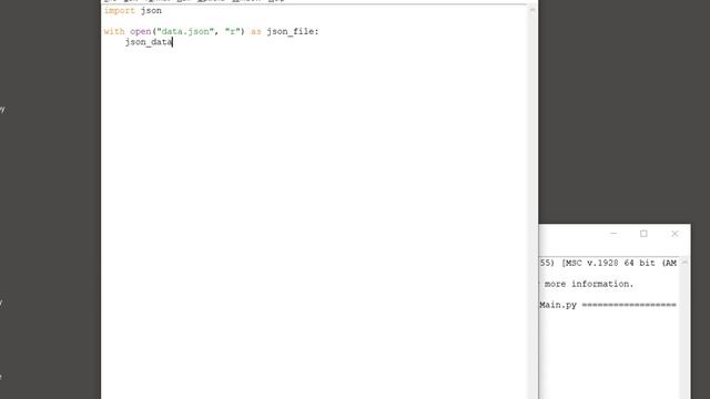 Python JSON - Read data from JSON file смотреть онлайн