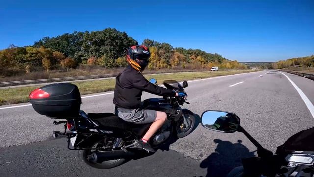 Максимальная скорость на моем мотоцикле | Yamaha XJ600 Diversion F смотреть онлайн