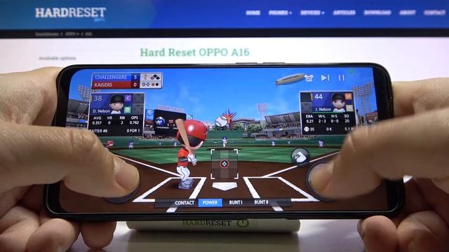 Как Oppo A16 справляется с Baseball 9? / Игровой тест Oppo A16 смотреть онлайн
