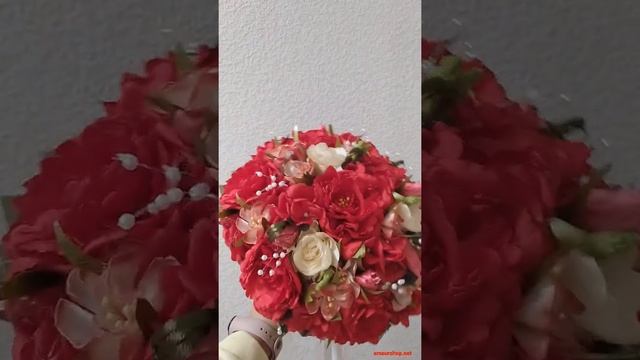 Свадебный букет-дублер ручной работы от Amourshop смотреть онлайн