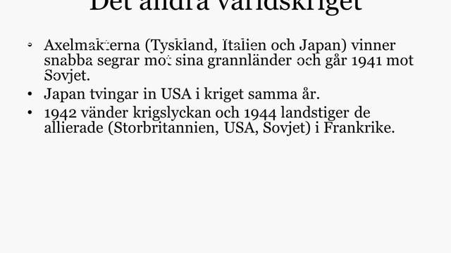 Det andra världskriget смотреть онлайн