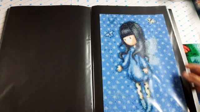 Diamond painting; l'avancée de mon porte vue A3 avec mes gorjuss ❤ смотреть онлайн