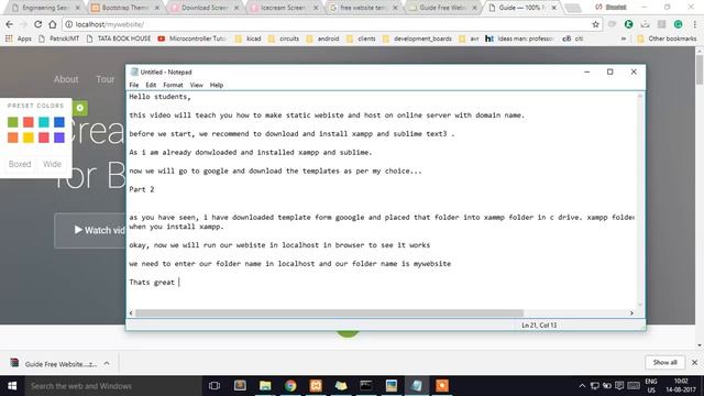 part-2 How to build a website in 5 minutes смотреть онлайн