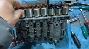 Ошибка АКПП P0741.Разбор гидроблока A6LF1 Huyndai Sonata 2.0 LPI