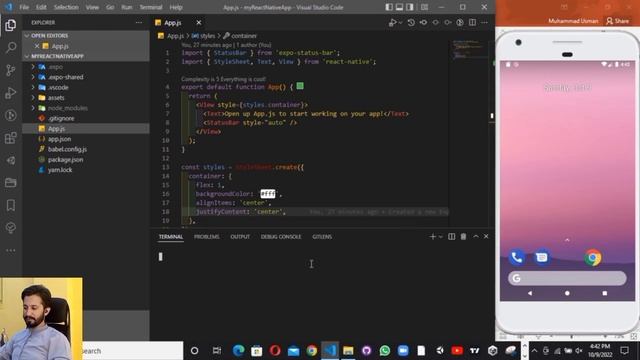How to create and run react native app смотреть онлайн