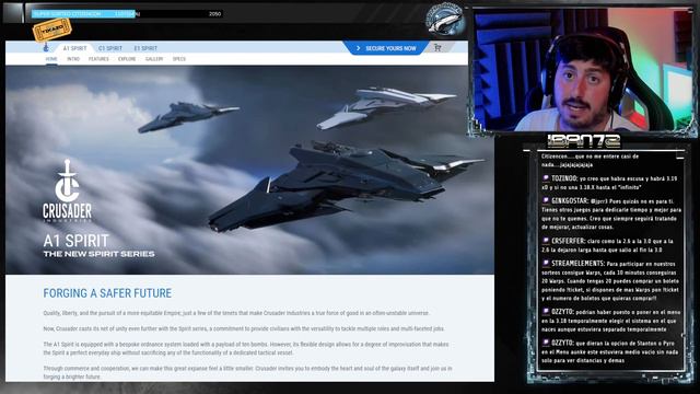 🚀SUPERCRUISE y SPIRIT! Star Citizen 4.0 | Citizencon | Español смотреть онлайн