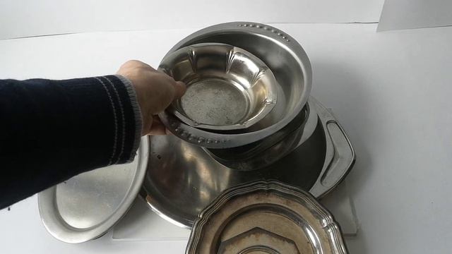 Мельхиоровые и железные тарелочки. Обзор. АНТИКВАРНЫЕ ХРОНИКИ смотреть онлайн