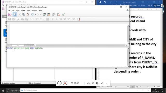 CLASS10 SQL COMMANDS смотреть онлайн