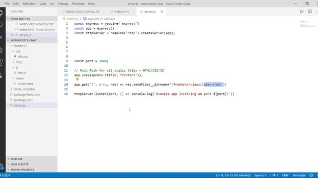 003 - Understanding HTTP Server ExpressJS and Plan for WebSockets [WebSockets] смотреть онлайн