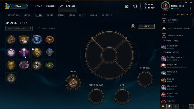 How to bind emotes in League of Legends смотреть онлайн