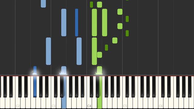 "Always Look On The Bright Side Of Life" Eric Idle Piano Sheet Music Synthesia Preview смотреть онлайн