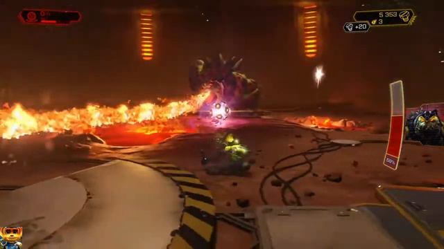 Игра Ratchet & Clank Часть 11. Ретчет и Кланк на ПС4.