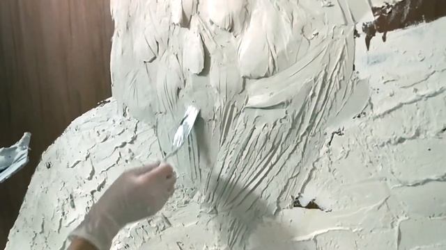 Барельеф в Москве с цветами, сакурой, птицами, павлинами смотреть онлайн
