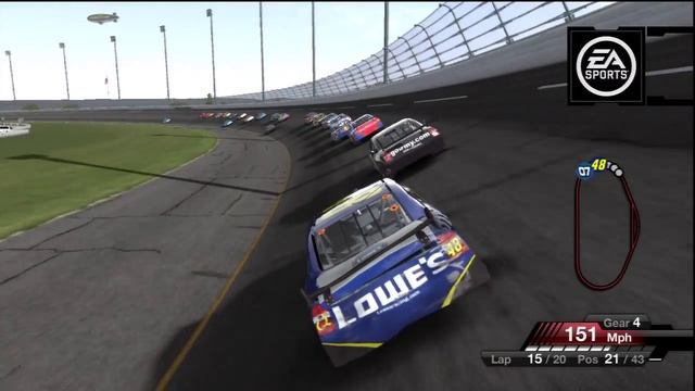 NASCAR 09 - 20 Laps - Gameplay | HD