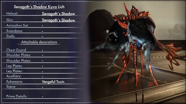 Fashion Frame | Sevagoth | All Faction Style #fashionframe #warframe #fashion #tennocreate