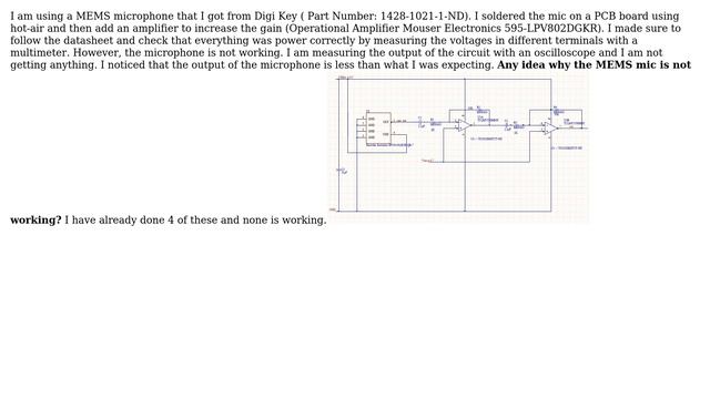 Electronics: How to check if MEMS microphone is working? смотреть онлайн