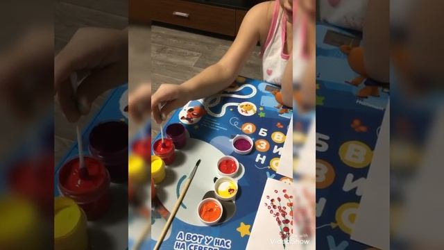 Рисуем цветы ватными палочками смотреть онлайн