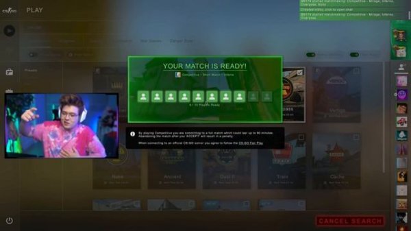 СЫГРАЛИ КОРОТКИЙ МАТЧМЕЙКИНГ ft. Murzofix (CS:GO)