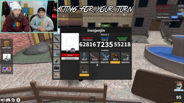The Rarest Rank #1 Knife in Roblox Murder Mystery 2! смотреть онлайн