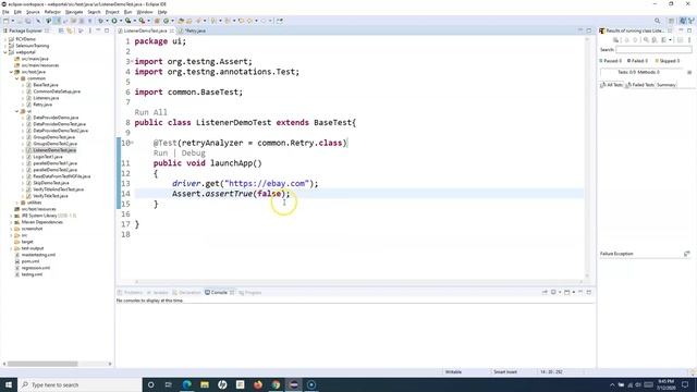 TestNG Tutorial #17 - How to Execute Failed Test Cases in Selenium смотреть онлайн