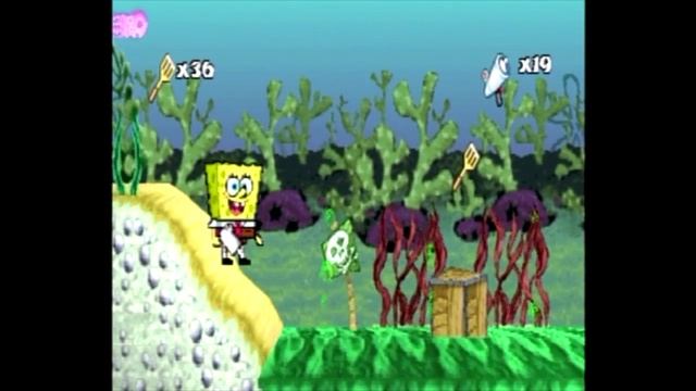 SpongeBob SquarePants: SuperSponge [04] PS1 Longplay