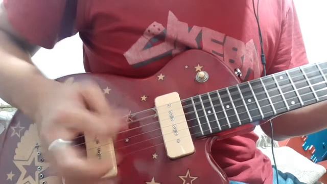 Testing Blessed short scale guitar P90 mod смотреть онлайн