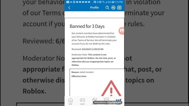 i got banned for roblox for 3 days? смотреть онлайн