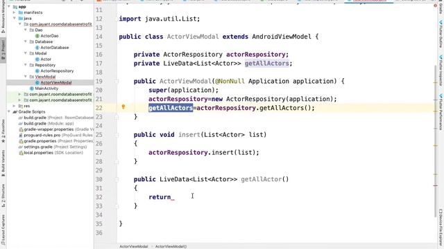 Android MVVM Room Database with Retrofit and Recyclerview - create ViewModal class (part-6) in hind смотреть онлайн