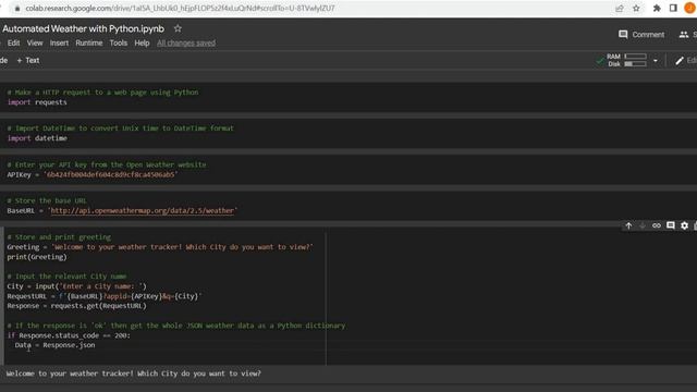 Automating the Weather with Python & APIs смотреть онлайн