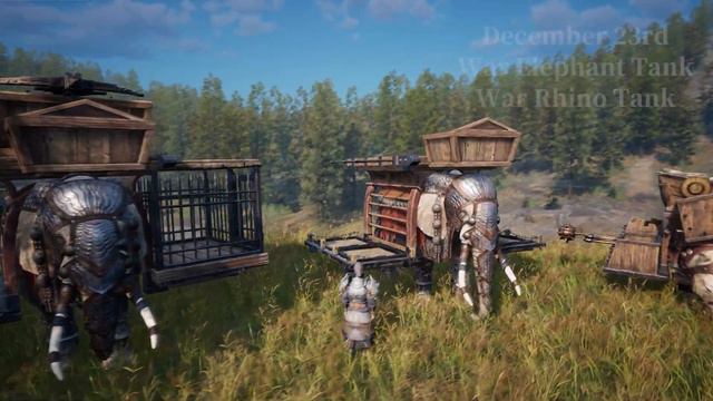 Myth of Empires - New Armor Suit, War Elephant /Rhino Tank смотреть онлайн