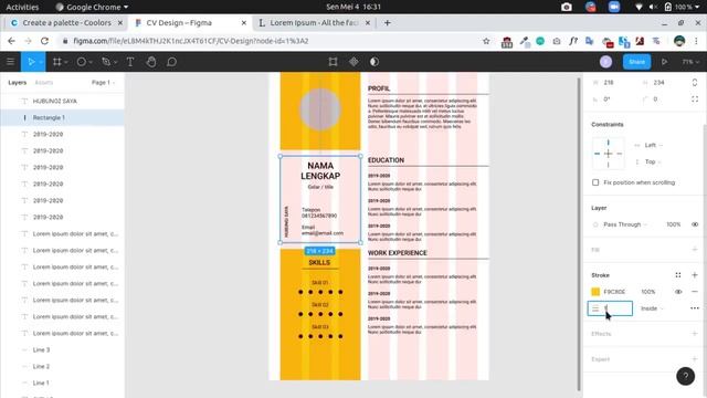 Memulai Bisnis Desain CV dengan Figma - 06 Proses Warna смотреть онлайн