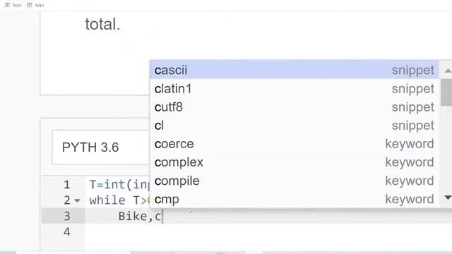 Python Program to count the number of tyres Car And Bike With Numbers of Test Cases #Python смотреть онлайн