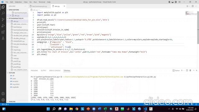 Python Plotting: How to do Pie Chart Plotting in Python смотреть онлайн