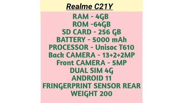 Realme C21y full details | realme c21y review in hindi 2021 | side mounted fringerprint смотреть онлайн