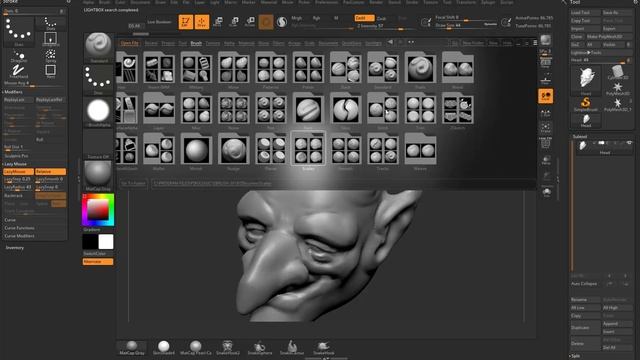 024 ZBrush Brush Options смотреть онлайн