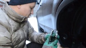Замена втулок заднего стабилизатора Киа Соренто II.(Replacing stabilizer bushings Kia Sorento II)
