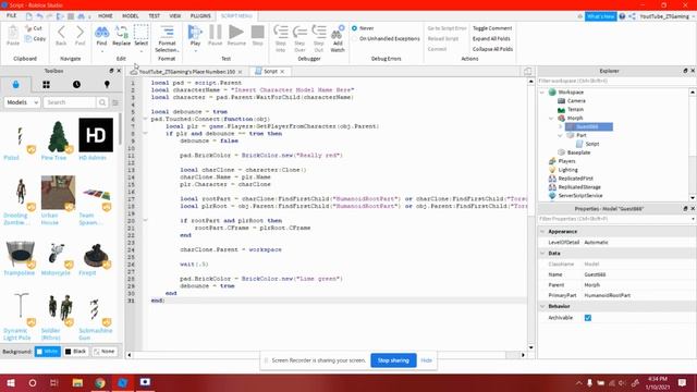 HOW TO MAKE A ANIMATED MORPH!! *2021 WORKING* | Roblox Studio Tutorials #2 смотреть онлайн