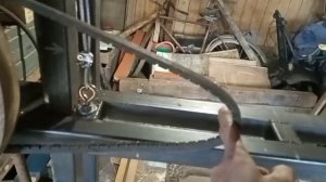Ленточная пилорама своими руками. Механизм подъёма.