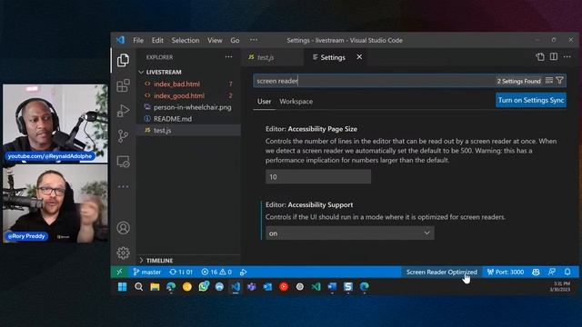 ? Accessibility with VS Code смотреть онлайн