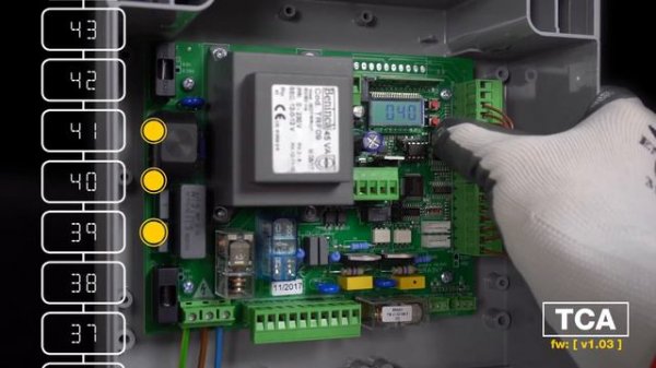 Benincà Training: BRAINY, setting of the automatic closing time function (TCA)