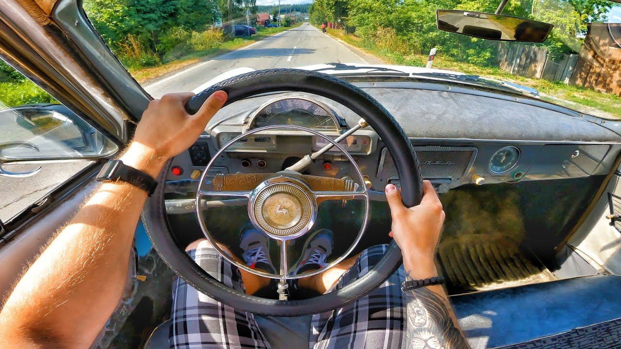 1964 GAZ 21 Volga 2.4 MT - POV TEST DRIVE смотреть онлайн