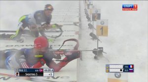 БИАТЛОН. КМ 2014-15. Оберхоф (Германия). Мужчины. Эстафета 4 х 7,5 км. (Спорт 1). 08.01.2015. 1080i