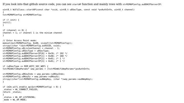 Where does access point's IP address come from for sketch AP_SimpleWebServer.ino in Github... смотреть онлайн