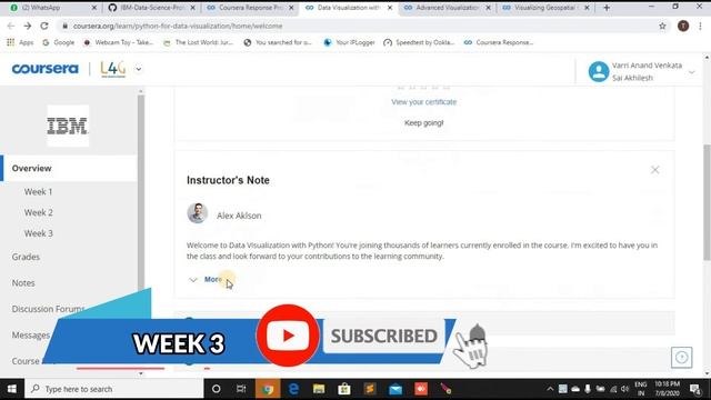 Coursera: Data Visualization with Python Solutions IBM Data Science Answers #courseraanswers смотреть онлайн