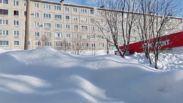 7.03.2023Прогулка по городу. Хибины. Кировск Мурманской области. смотреть онлайн