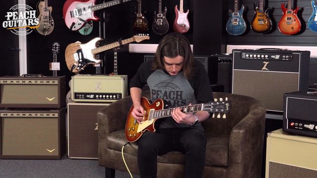 Gibson Custom 59 Les Paul Standard Washed Cherry Sunburst VOS смотреть онлайн