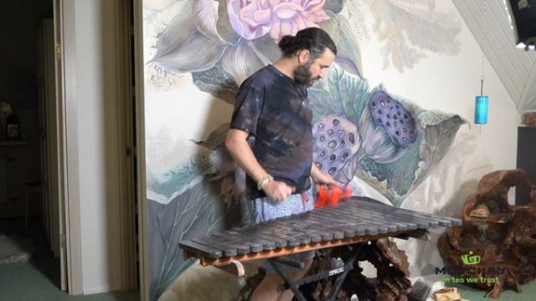 Китайский каменный ксилофон (литофон) и Rav Vast Drum. LIVE